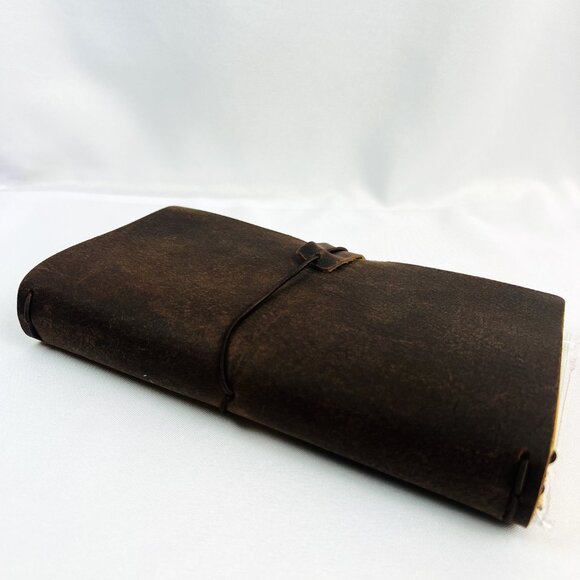 Handmade Refillable Leather Journal Traveler Diary Notebook 8.5 x 4.5 NWT - Picture 9 of 9